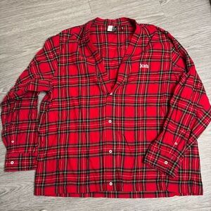 Kith Sullivan GI Plaid Button Up Shirt SZ XXL Mens